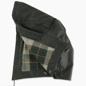 Barbour Olive Hat with Tartan Interior